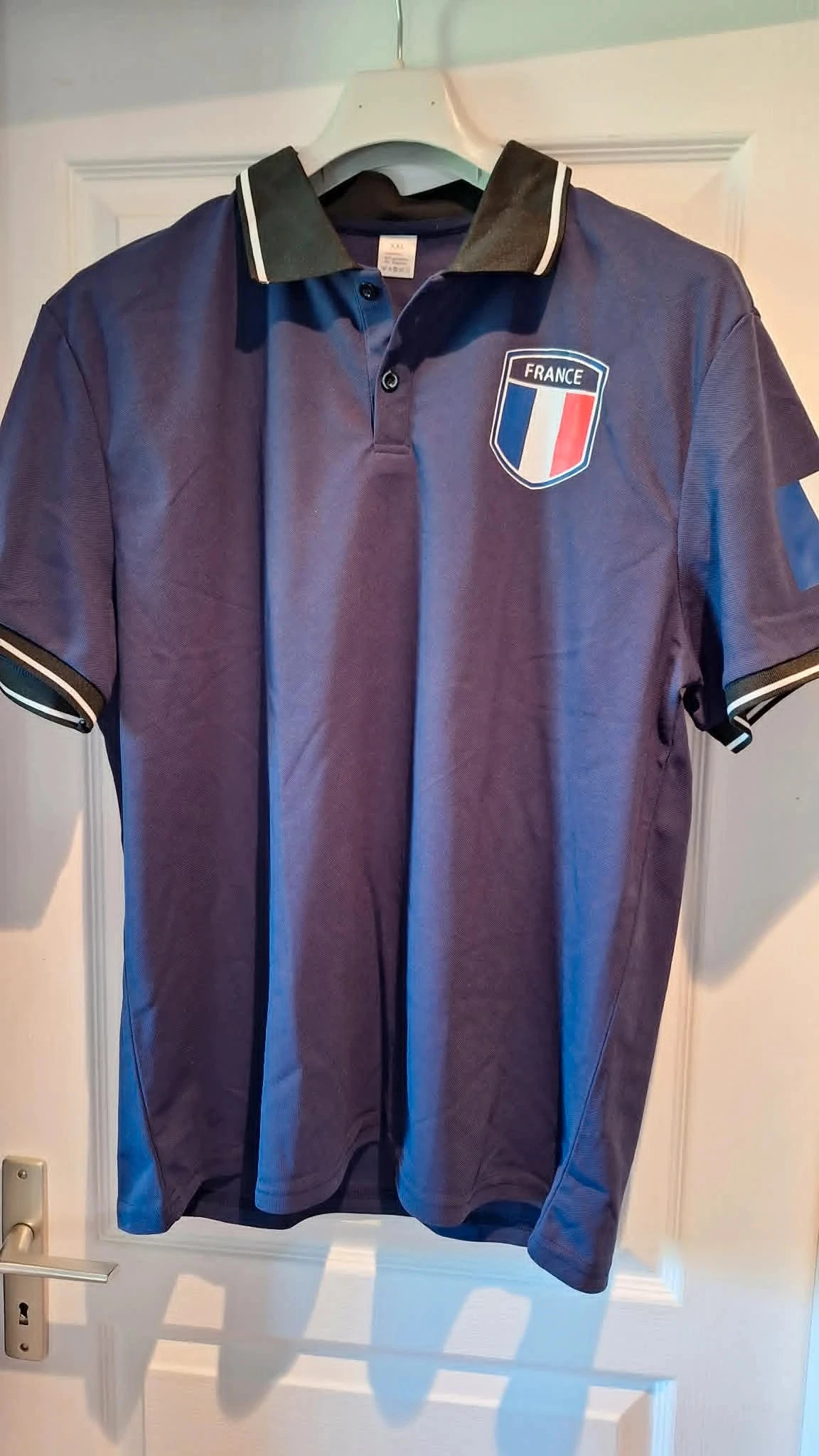 Navy blue polo, tricolor spirit. – photo 7